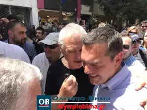Κατερίνη: Η ομιλία του Αλέξη Τσίπρα από τον πεζόδρομο της πόλης (βίντεο & εικόνες)