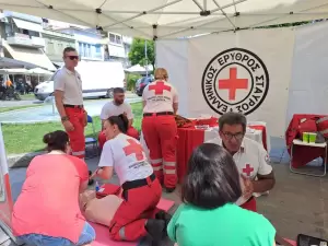 Κατερίνη – Πλατεία Ελευθερίας: Ελληνικός Ερυθρός Σταυρός – 146 χρόνια προσφοράς