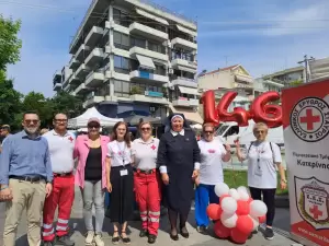 Κατερίνη – Πλατεία Ελευθερίας: Ελληνικός Ερυθρός Σταυρός – 146 χρόνια προσφοράς