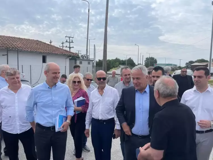 Περιοδεία Βορίδη – Κακλαμάνη  στην  Πιερία συνοδεία τοπικών στελεχών