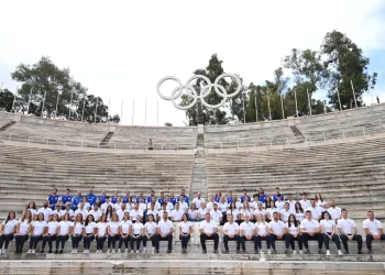 Ο Πρόεδρος της ΕΟΕ Σπύρος Καπράλος αποχαιρέτησε την Team Hellas για τους Ευρωπαϊκούς Αγώνες