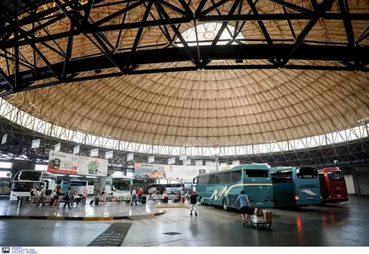 Ο σταθμός των ΚΤΕΛ «Μακεδονία» στην Θεσσαλονίκη