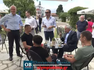 Στη Πιερία τα στελέχη της Νέας Δημοκρατίας Μάκης Βορίδης και Νικήτας Κακλαμάνης (συνεχής ενημέρωση – εικόνες & βίντεο)