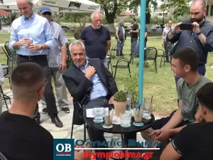 Στη Πιερία τα στελέχη της Νέας Δημοκρατίας Μάκης Βορίδης και Νικήτας Κακλαμάνης (συνεχής ενημέρωση – εικόνες & βίντεο)