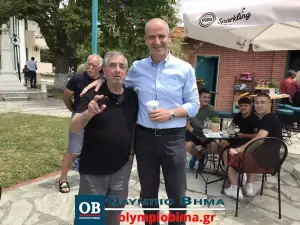 Στη Πιερία τα στελέχη της Νέας Δημοκρατίας Μάκης Βορίδης και Νικήτας Κακλαμάνης (συνεχής ενημέρωση – εικόνες & βίντεο)