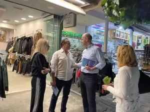 Στην πρώτη γραμμή όλοι οι υποψήφιοι  Βουλευτές της Νέας Δημοκρατίας και τα στελέχη της ΔΕΕΠ Πιερίας