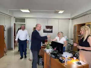 Στην πρώτη γραμμή όλοι οι υποψήφιοι  Βουλευτές της Νέας Δημοκρατίας και τα στελέχη της ΔΕΕΠ Πιερίας