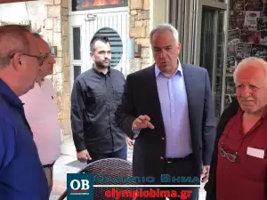 Στο Αιγίνιο Πιερίας τα στελέχη της Νέας Δημοκρατίας Μάκης Βορίδης και Νικήτας Κακλαμάνης (συνεχής ενημέρωση – εικόνες & βίντεο)