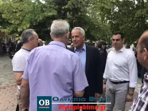 Στο Αιγίνιο Πιερίας τα στελέχη της Νέας Δημοκρατίας Μάκης Βορίδης και Νικήτας Κακλαμάνης (συνεχής ενημέρωση – εικόνες & βίντεο)