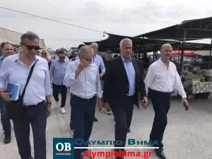 Στο Αιγίνιο Πιερίας τα στελέχη της Νέας Δημοκρατίας Μάκης Βορίδης και Νικήτας Κακλαμάνης (συνεχής ενημέρωση – εικόνες & βίντεο)