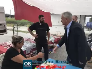 Στο Αιγίνιο Πιερίας τα στελέχη της Νέας Δημοκρατίας Μάκης Βορίδης και Νικήτας Κακλαμάνης (συνεχής ενημέρωση – εικόνες & βίντεο)