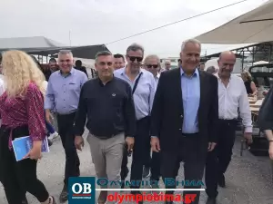 Στο Αιγίνιο Πιερίας τα στελέχη της Νέας Δημοκρατίας Μάκης Βορίδης και Νικήτας Κακλαμάνης (συνεχής ενημέρωση – εικόνες & βίντεο)