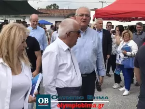 Στο Αιγίνιο Πιερίας τα στελέχη της Νέας Δημοκρατίας Μάκης Βορίδης και Νικήτας Κακλαμάνης (συνεχής ενημέρωση – εικόνες & βίντεο)