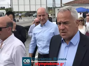 Στο Αιγίνιο Πιερίας τα στελέχη της Νέας Δημοκρατίας Μάκης Βορίδης και Νικήτας Κακλαμάνης (συνεχής ενημέρωση – εικόνες & βίντεο)