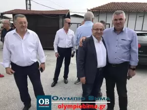 Στο Αιγίνιο Πιερίας τα στελέχη της Νέας Δημοκρατίας Μάκης Βορίδης και Νικήτας Κακλαμάνης (συνεχής ενημέρωση)