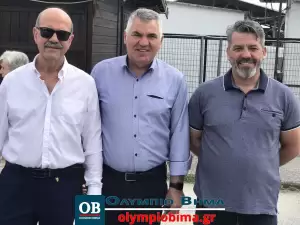 Στο Αιγίνιο Πιερίας τα στελέχη της Νέας Δημοκρατίας Μάκης Βορίδης και Νικήτας Κακλαμάνης (συνεχής ενημέρωση)