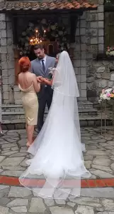 Στον ειδυλλιακό μικρό Ναό Αγίου Ιωάννη στο Λιτόχωρο έγινε ο γάμος της Μαριάννας και του Χρήστου