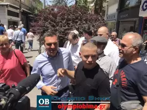 Ζωντανά από τον πεζόδρομο Κατερίνης η ομιλία του Αλέξη Τσίπρα (εικόνες)