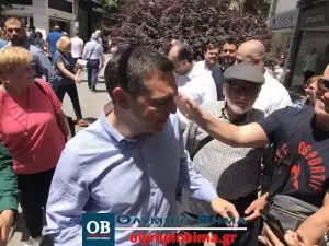 Ζωντανά από τον πεζόδρομο Κατερίνης η ομιλία του Αλέξη Τσίπρα (εικόνες)