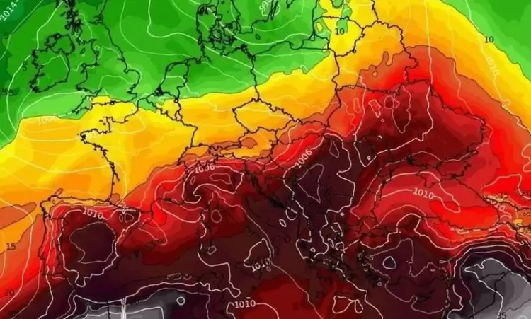 Καιρός: Καύσωνας με 44άρια – Αργή αποκλιμάκωση του καύσωνα από την Κυριακή;