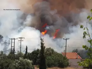 Σώθηκε ο Ιερός Ναός του Οσίου Παϊσίου του Αγιορείτου στα Δερβενοχώρια – Βοιωτίας