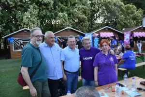 Ο υποψήφιος δήμαρχος Κατερίνης Γιάννης Ντούμος στην Καλοκαιρινή Γιορτή του ΒΕΝΙΑΜΙΝ