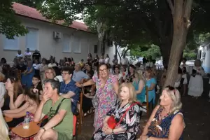 Ο υποψήφιος δήμαρχος Κατερίνης Γιάννης Ντούμος στην εκδήλωση για τα 20 χρόνια του συλλόγου “Αλκυονίδα”