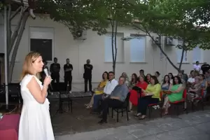 Ο υποψήφιος δήμαρχος Κατερίνης Γιάννης Ντούμος στην εκδήλωση για τα 20 χρόνια του συλλόγου “Αλκυονίδα”