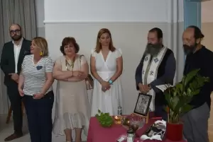 Ο υποψήφιος δήμαρχος Κατερίνης Γιάννης Ντούμος στην εκδήλωση για τα 20 χρόνια του συλλόγου “Αλκυονίδα”