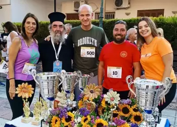 O Φώντας Μπαραλιάκος έτρεξε στον 8ο Αγώνα Αλληλεγγύης του Αγίου Χαραλάμπους