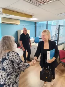 Επίσκεψη της Υφυπουργού Ανάπτυξης κας Άννας Μάνη Παπαδημητρίου σε εποπτευομένους φορείς