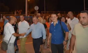 Ο Γιάννης Ντούμος στην πρώτη της 37ης Εμποροπανήγυρης