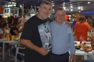 Ο Γιάννης Ντούμος στην πρώτη της 37ης Εμποροπανήγυρης