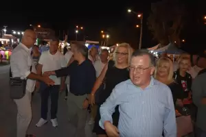 Ο Γιάννης Ντούμος στην πρώτη της 37ης Εμποροπανήγυρης