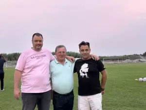 Ο Γιάννης Ντούμος στον Αγιασμό και την πρώτη συνάντηση του Α. Ο. Παραλίας