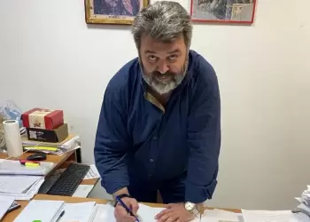 Ο Γιάννης Συμεωνίδης με τον Κώστα Κουκοδήμου