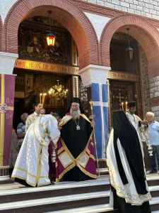 Η Κατερίνη υποδέχθηκε το Ιερό Λείψανο του Οσίου Διονυσίου του Εν Ολύμπω