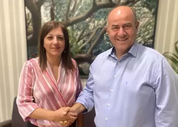 Η Μαρία Τσιμήτρη στο πλευρό του Βαγγέλη Γερολιόλιου ως υποψήφια δημοτικός σύμβουλος Δίου Ολύμπου