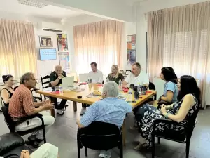 Η προοπτική συνεργασίας του ΟΡ.ΦΕ.Ο με τον Σύλλογο Κατερινιωτών Βοστώνης Η προοπτική συνεργασίας του ΟΡ.ΦΕ.Ο με τον Σύλλογο Κατερινιωτών Βοστώνης