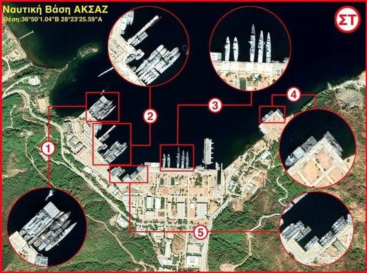Τουρκία: Δορυφορικές εικόνες αποκαλύπτουν τις ναυτικές βάσεις που απειλούν Ελλάδα και Κύπρο