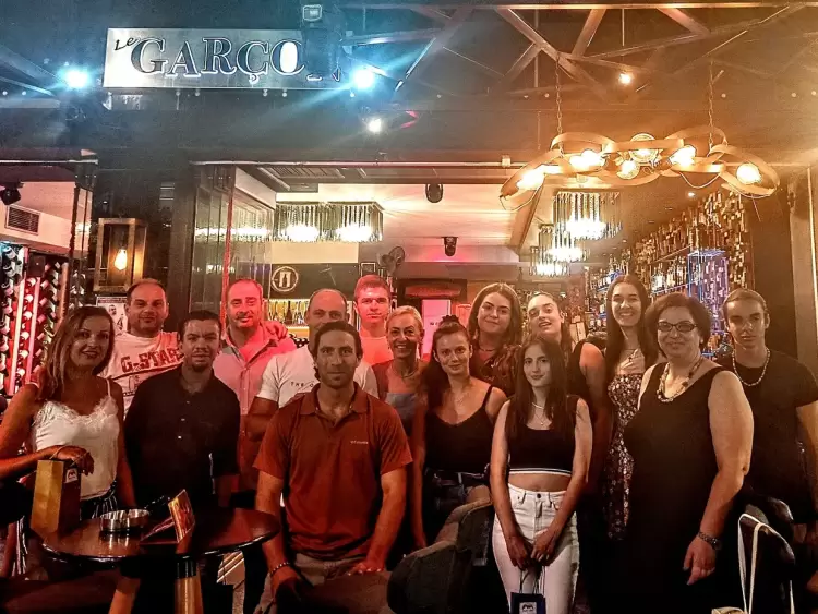 Βραδινή έξοδος της Διασωστικής στο Cafe– Bar “le Garcon”