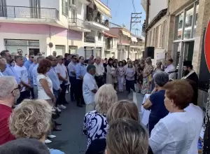 Αγιασμός εγκαινίων Εκλογικού Κέντρου Κολινδρού του συνδυασμού “Θέλουμε και Μπορούμε” Αγιασμός εγκαινίων Εκλογικού Κέντρου Κολινδρού του συνδυασμού “Θέλουμε και Μπορούμε”