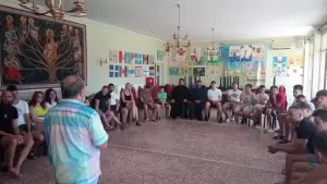 Αυλαία για το πρόγραμμα Erasmus+ που υλοποίησε η Ιερά Μητρόπολη Κίτρους, Κατερίνης και Πλαταμώνος Αυλαία για το πρόγραμμα Erasmus+ που υλοποίησε η Ιερά Μητρόπολη Κίτρους, Κατερίνης και Πλαταμώνος