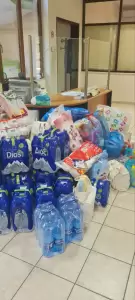 Δήμος Δίου-Ολύμπου: Αποστολή παλετών εμφιαλωμένου νερού στο Δήμο Τεμπών Δήμος Δίου Ολύμπου: Αποστολή παλετών εμφιαλωμένου νερού στο Δήμο Τεμπών