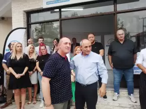 Εγκαίνια του εκλογικού κέντρου του Χρήστου Κομπατσιάρη στο Κολινδρό