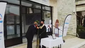 Εγκαίνια του εκλογικού κέντρου του Χρήστου Κομπατσιάρη στο Κολινδρό