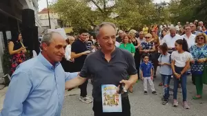 Εγκαίνια του εκλογικού κέντρου του Χρήστου Κομπατσιάρη στο Κολινδρό