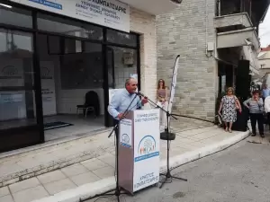 Εγκαίνια του εκλογικού κέντρου του Χρήστου Κομπατσιάρη στο Κολινδρό