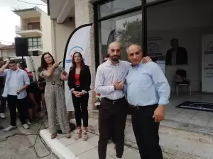 Εγκαίνια του εκλογικού κέντρου του Χρήστου Κομπατσιάρη στο Κολινδρό