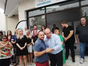 Εγκαίνια του εκλογικού κέντρου του Χρήστου Κομπατσιάρη στο Κολινδρό